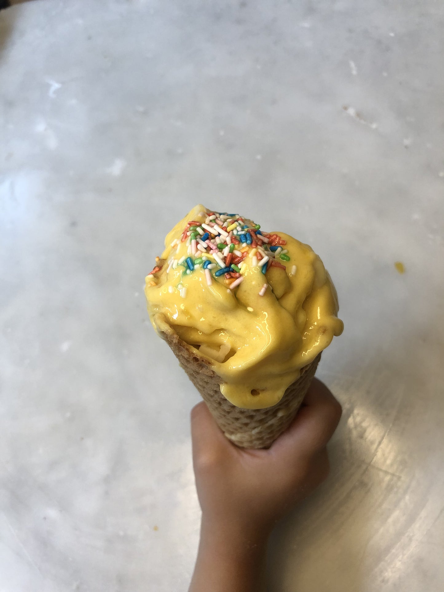 Mango Cheese Ice Cream