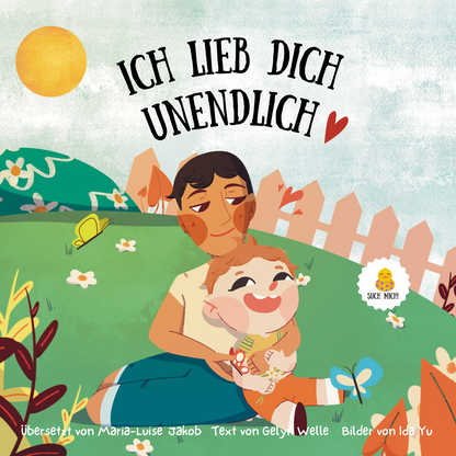 Polkaducks - Ich lieb Dich unendlich” - Ein wunderschön illustriertes Gute-Nacht-Bilderbuch, gefüllt mit täglichen Selbstbestätigungen, das entwickelt wurde, um Liebe und Selbstvertrauen in Ihrem Kind zu fördern.