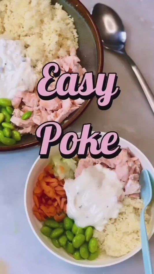 Einfache Lachs-Poke-Bowl